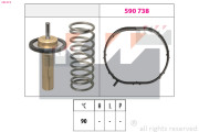 580 974 Termostat, chladivo Made in Italy - OE Equivalent KW