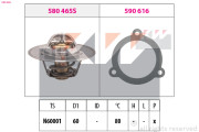 580 465 Termostat, chladivo Made in Italy - OE Equivalent KW