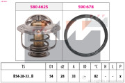 580 645 Termostat, chladivo Made in Italy - OE Equivalent KW