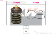 580 955 Termostat, chladivo Made in Italy - OE Equivalent KW