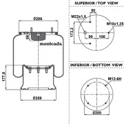 0163130 Mech, pneumaticke odpruzeni montcada