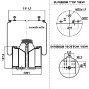 0163300 Mech, pneumaticke odpruzeni montcada