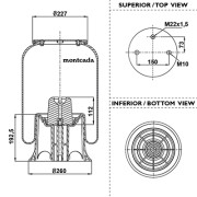 0163530 Mech, pneumaticke odpruzeni montcada