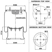 0163695 Mech, pneumaticke odpruzeni montcada