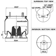 0163800 Mech, pneumaticke odpruzeni montcada