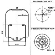 0163840 Mech, pneumaticke odpruzeni montcada