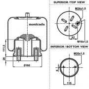 0163925 Mech, pneumaticke odpruzeni montcada