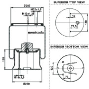 0183090 Mech, pneumaticke odpruzeni montcada