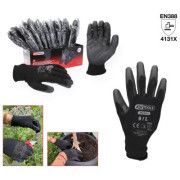 310.0470 KS TOOLS 310.0470 Mikrojemné pletené rukavice, černé, L, 12 párů 12 párů KS TOOLS
