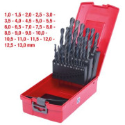 330.1623 KS TOOLS 330.1623 Souprava šroubovitých vrtáků HSS-R, kazeta z umělé hmoty, 25dílná, 1–13 mm KS TOOLS