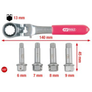 918.3500 Sada nástrčných klíčů, třmen kotoučové brzdy KS TOOLS