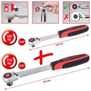 920.0002 Umschaltknarren-sada KS TOOLS