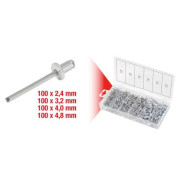 970.0150 Sortiment, slepý nýt KS TOOLS