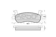AN-120KE AKEBONO sada brzdových platničiek kotúčovej brzdy AN-120KE AKEBONO