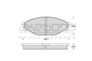 AN-333K AKEBONO sada brzdových platničiek kotúčovej brzdy AN-333K AKEBONO