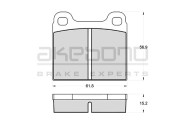 AN-4086K Sada brzdových destiček, kotoučová brzda AKEBONO