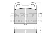 AN-4156KE AKEBONO sada brzdových platničiek kotúčovej brzdy AN-4156KE AKEBONO