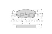 AN-4178WKE Sada brzdových destiček, kotoučová brzda AKEBONO