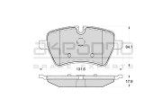 AN-4476K Sada brzdových destiček, kotoučová brzda AKEBONO