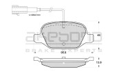 AN-4754WKE AKEBONO sada brzdových platničiek kotúčovej brzdy AN-4754WKE AKEBONO