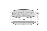 AN-756K Sada brzdových destiček, kotoučová brzda AKEBONO