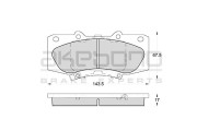 AN-8221WKE AKEBONO sada brzdových platničiek kotúčovej brzdy AN-8221WKE AKEBONO