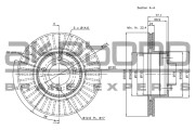 BN-0327 Brzdový kotouč AKEBONO