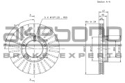 BN-0589 Brzdový kotouč AKEBONO