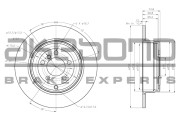 BN-1065E Brzdový kotouč AKEBONO