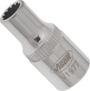 V1977 VIGOR 8006907 / Vigor - Nástrčný klíč Multiprofil 1/4´´ SW5´´ V1977 VIGOR