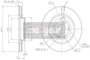 19-2301 Brzdový kotouč MAXGEAR