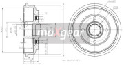 19-2316 MAXGEAR brzdový bubon 19-2316 MAXGEAR