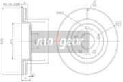 19-2323 MAXGEAR brzdový kotúč 19-2323 MAXGEAR