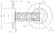 19-2334 MAXGEAR brzdový kotúč 19-2334 MAXGEAR