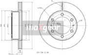 19-2350 Brzdový kotouč MAXGEAR