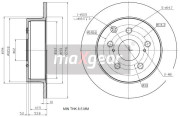 19-2353 MAXGEAR brzdový kotúč 19-2353 MAXGEAR