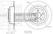 19-2357 MAXGEAR brzdový kotúč 19-2357 MAXGEAR