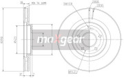 19-2364 MAXGEAR brzdový kotúč 19-2364 MAXGEAR
