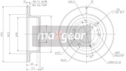 19-2372 MAXGEAR brzdový kotúč 19-2372 MAXGEAR