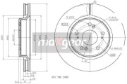 19-1284MAX MAXGEAR brzdový kotúč 19-1284MAX MAXGEAR