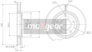 19-2274MAX MAXGEAR brzdový kotúč 19-2274MAX MAXGEAR