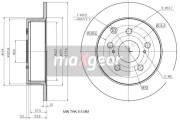 19-2353 Brzdový kotouč MAXGEAR