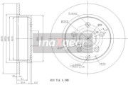 19-2453 Brzdový kotouč MAXGEAR