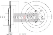 19-2477 Brzdový kotouč MAXGEAR