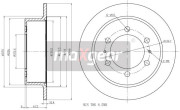 19-2526 Brzdový kotouč MAXGEAR