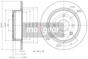 19-2792 MAXGEAR brzdový kotúč 19-2792 MAXGEAR