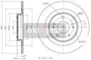 19-3242 Brzdový kotouč MAXGEAR