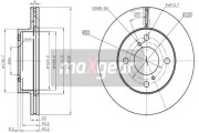 19-3346 Brzdový kotouč MAXGEAR