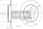 19-3350 Brzdový kotouč MAXGEAR