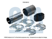 FK51001 Montážní sada, výfuková trubka BM CATALYSTS